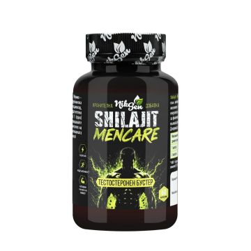 Shilajit Mencare Тестостеронен бустер х60 растителни капсули NikSen