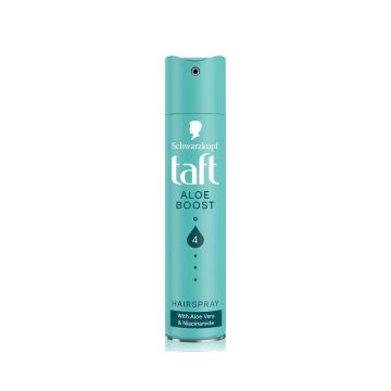 Taft Aloe Boost 4 Лак за коса за силна фиксация х250 мл