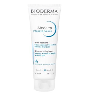 Bioderma Atoderm Baume Интензивен възстановяващ балсам за много суха, раздразнена и атопична кожа x75 мл