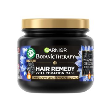 Garnier Botanic Therapy Magnetic Charcoal Хидратираща маска за суха коса x340 мл