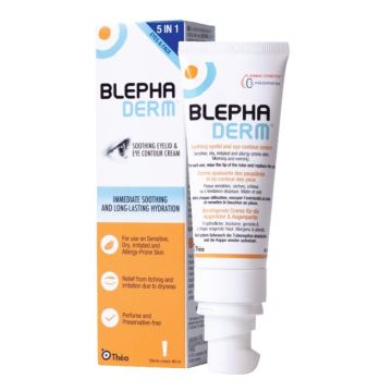 Blephaderm Успокояващ крем за клепачи и околоочен контур х40 мл
