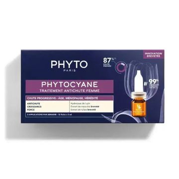 Phyto PhytoCyane Терапия за борба с прогресивния косопад при жените 12 ампули x5 мл