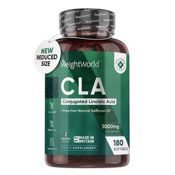 CLA Конюгирана линолова киселина 3000 mg x180 софтгел капсули Weight World
