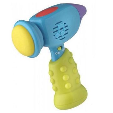 Playgro Активна играчка със светлина и звуци Чук за деца над 12 месеца - 0710