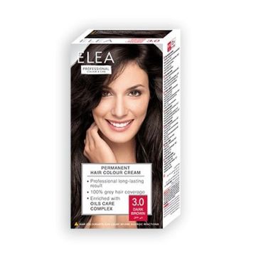 Elea Professional Боя за коса, цвят 3,0 Dark Brown