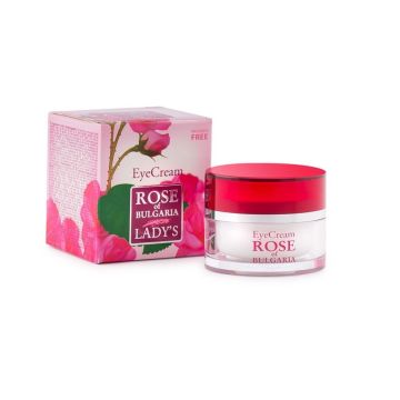 Bio Fresh Rose Околоочен крем против бръчки с натурална розова вода х25 мл