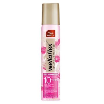 Wellaflex Sensual Rose 10in1 Сух шампоан за коса x180 мл