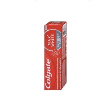 Colgate Max White Superior Clean Избелваща паста за зъби х75 мл