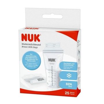 Nuk Пликчета за съхранение на кърма x25 броя