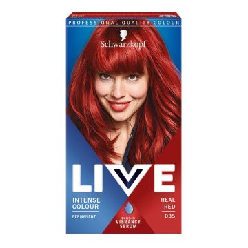 Live Intense Colour Крем боя за коса, 035 Real Red