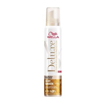 Deluxe Silky Smooth 4 Пяна за коса x250 мл