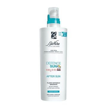 Bionike Defence Sun Baby & Kid Овлажняващ лосион след слънце за лице и тяло за бебета и деца с успокояващ ефект x200 мл