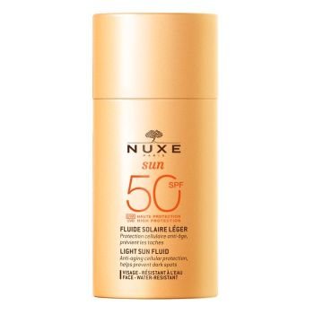 Nuxe Sun Слънцезащитен флуид за лице SPF50 x50 мл