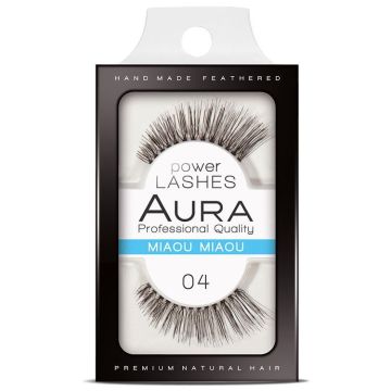 Aura Power Lashes Изкуствени мигли, 04 Miaou Miaou