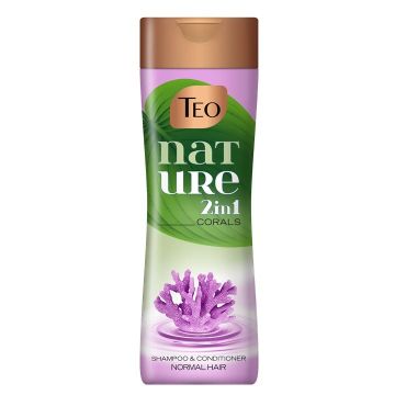 Teo Nature 2 in 1 Corals Шампоан и балсам с корали за нормална коса x350 мл