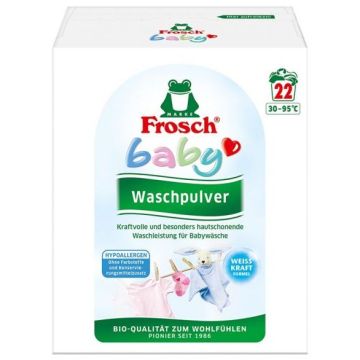 Frosch Baby Прах за пране за бебешки дрехи x1.452 кг, 22 пранета