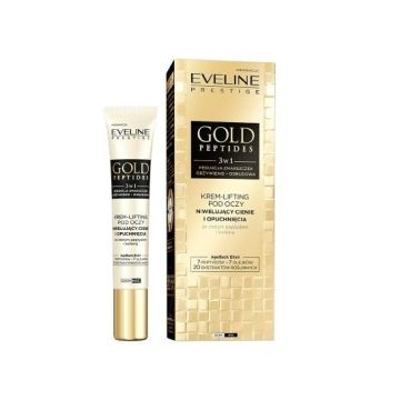 Eveline Gold Peptides 3in1 Околоочен крем с лифтинг ефект х20 мл