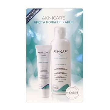 Synchroline AkniCare Промо комплект Fast Крем-гел за акнеична кожа и Нежен почистващ гел за мазна кожа