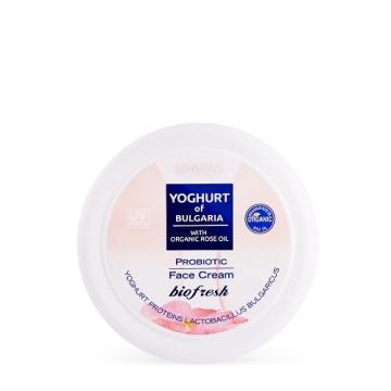 Biofresh Yoghurt of Bulgaria with Organic Rose Oil Пробиотичен крем за лице x100 мл