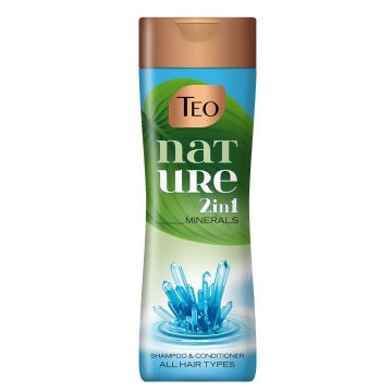 Teo Nature 2 in 1 Minerals Шампоан и балсам с минерали за всеки тип коса x350 мл