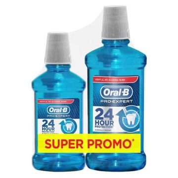 Oral-B Pro-Expert 24h Strong Teeth Промо комплект Вода за уста с 24-часова протекция