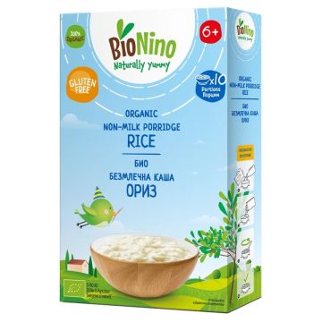 Bionino Био безмлечна каша Ориз за деца над 6 месечна възраст х 200 г