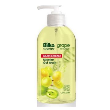 Bilka Grape Energy Мицеларен измиващ гел за лице с екстракт от бяло грозде х200 мл