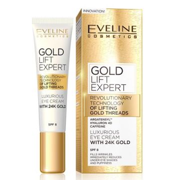 Eveline Gold Lift Expert Околоочен крем против бръчки с лифтинг ефект х15 мл