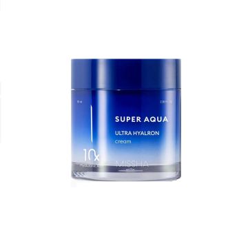 Missha Super Aqua Ultra Hyalron Хидратиращ крем за лице с 10 вида хиалуронова киселина x70 мл