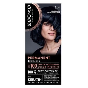 Syoss Profesional Performance Боя за коса 2 в 1 1-4 Blue Black