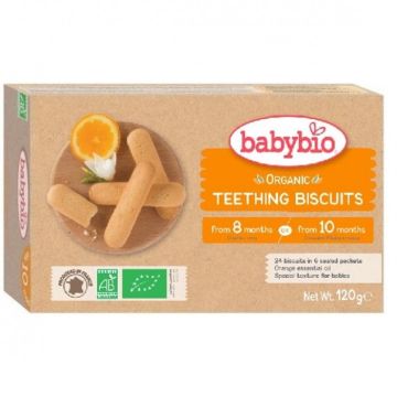 Babybio Био бисквити за бебета над 8 месеца x120 грама