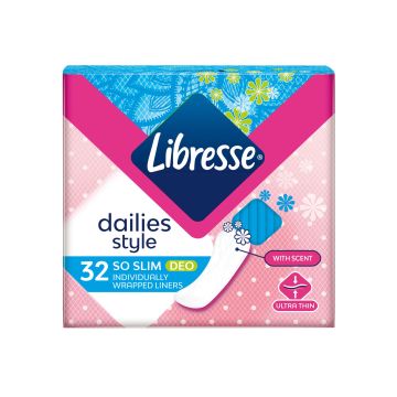 Libresse Daily Fresh So Slim Deo Fresh Ежедневни дамски превръзки х32 броя