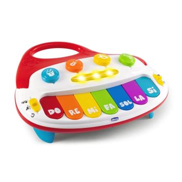 Chicco Детска музикална играчка Пиано подходяща за деца над 12 месеца, 1001