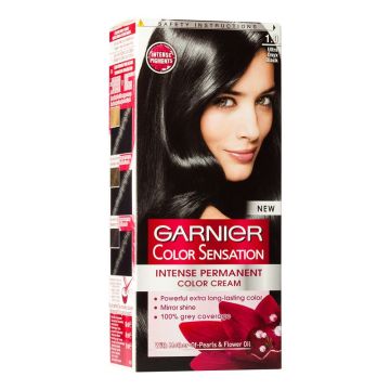Garnier Color Sensation Трайна боя за коса, 1.0 Ултра оникс черно
