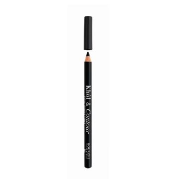 Bourjois Khol & Contour Дълготраен молив за очи, 01 Noir-issime