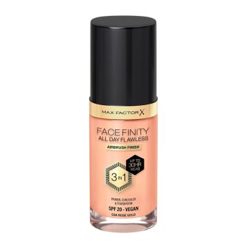 Max Factor Facefinity 3 in 1 Течен фон дьо тен SPF20, 64 Rose Gold