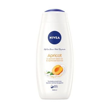Nivea  Soft Care Apricot Душ гел с натурално масло от ядка на кайсия x500 мл
