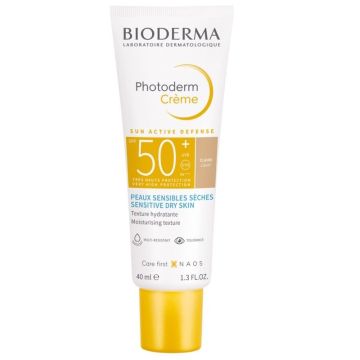 Bioderma Photoderm Creme Хидратираща слънцезащита с лека текстура SPF50+ x40 мл, Light