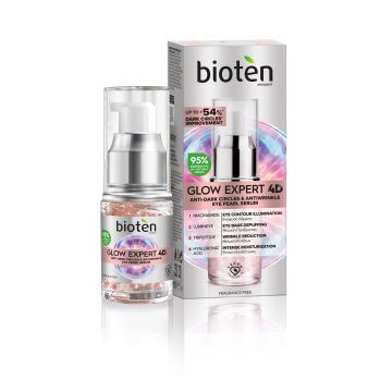Bioten Glow Expert 4D Eye Serum Околоочен серум с перли х15 мл