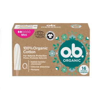 O.B. Organic Mini Дамски тампони x16 броя