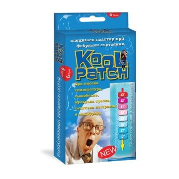 Kool Patch Лепенка с гел за намаляване на телесната температура, за деца х6 броя Abopharma