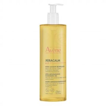 Avene XeraCalm A.D Почистващото релипидиращо олио за суха кожа x750 мл
