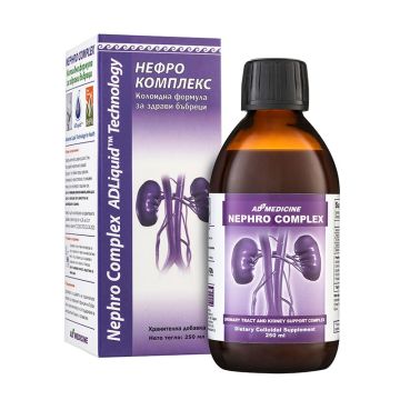 ADLiquid Nephro Complex Колоидна формула за здрави бъбреци х250 мл AD Medicine