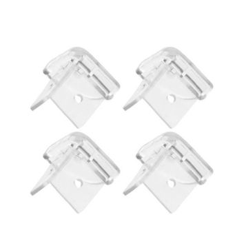 Safety Пластмасови прозрачни протектори за ъгли и ръбове x4 броя