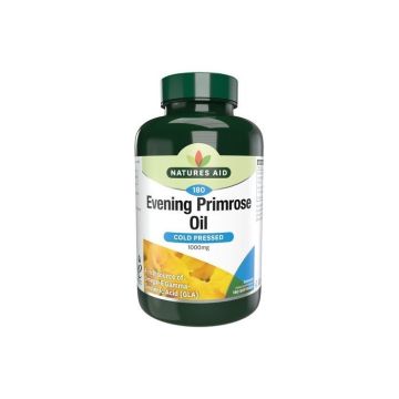 Масло от вечерна иглика 1000mg (Омега-6) х180 капсули Natures Aid