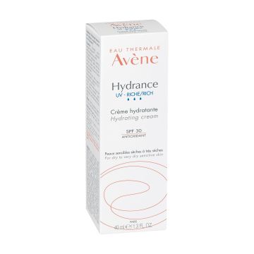 Avene Hydrance Rich Богата хидратиращ крем за лице SPF30 х40 мл