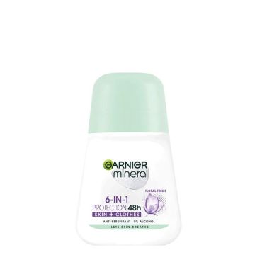 Garnier Mineral Protect 6 Floral Рол-он дезодорант против изпотяване x50 мл