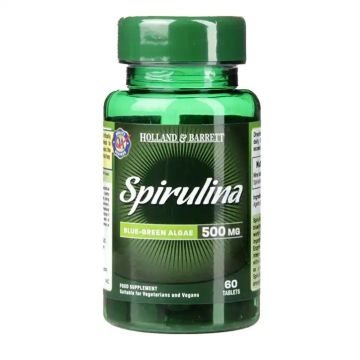 Спирулина 500мг х60 таблетки Holland and Barrett