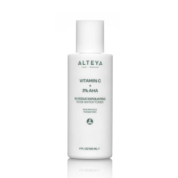 Alteya Organics Ексфолиращ тонер за лице с гликолова киселина (витамин C + 3% AHA) х120 мл