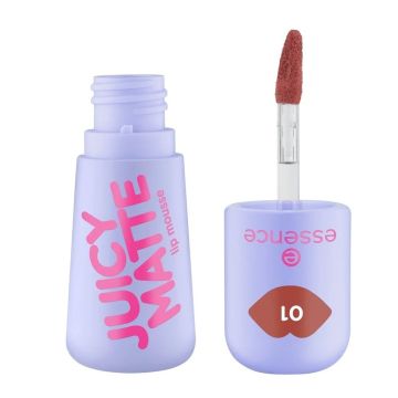 Essence Juicy Matte Мус червило за устни цвят 01 Maple Rouge